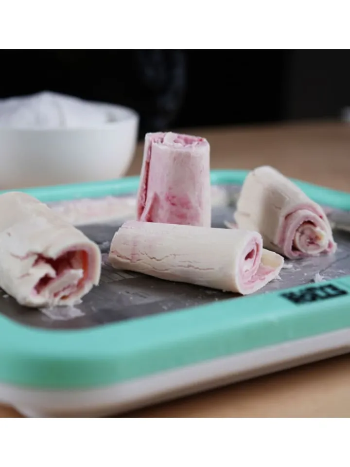 Stoneline Koch- & Backutensilien<Eisplatte für Hausgemachte Eiscreme Speiseeis in Rosa