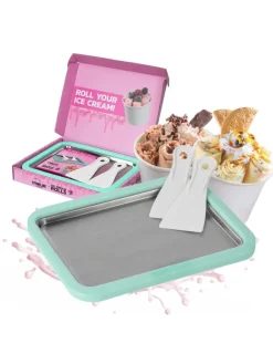 Stoneline Koch- & Backutensilien<Eisplatte für Hausgemachte Eiscreme Speiseeis in Mint