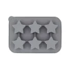 Eulenschnitt Koch- & Backutensilien<Eiswürfelform "Sterne" in Grau - (B)17 x (H)12 x (T)5 cm