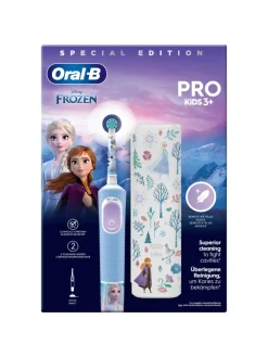 Oral-B Zahn & Mundpflege<Elektr. Kinderzahnbürste "Vitality Pro Kids Frozen" + 8 Aufsteckbürsten