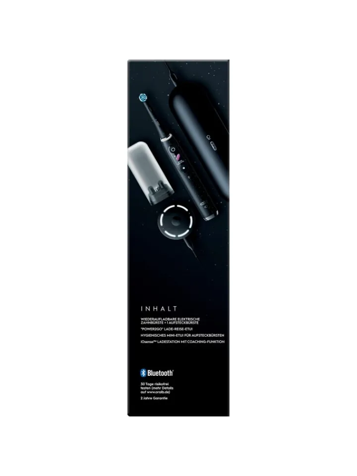 Oral-B Zahn & Mundpflege<Elektr. Zahnbürste "iO10 + LadeReiseetui" +12 Aufsteckbürsten "Sanfte Reinigung"