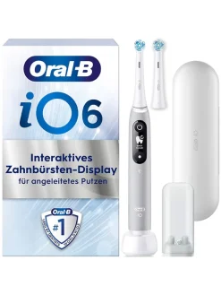 Oral-B Technik|Zahn & Mundpflege<Elektr. Zahnbürste "iO Series 6" in Hellgrau
