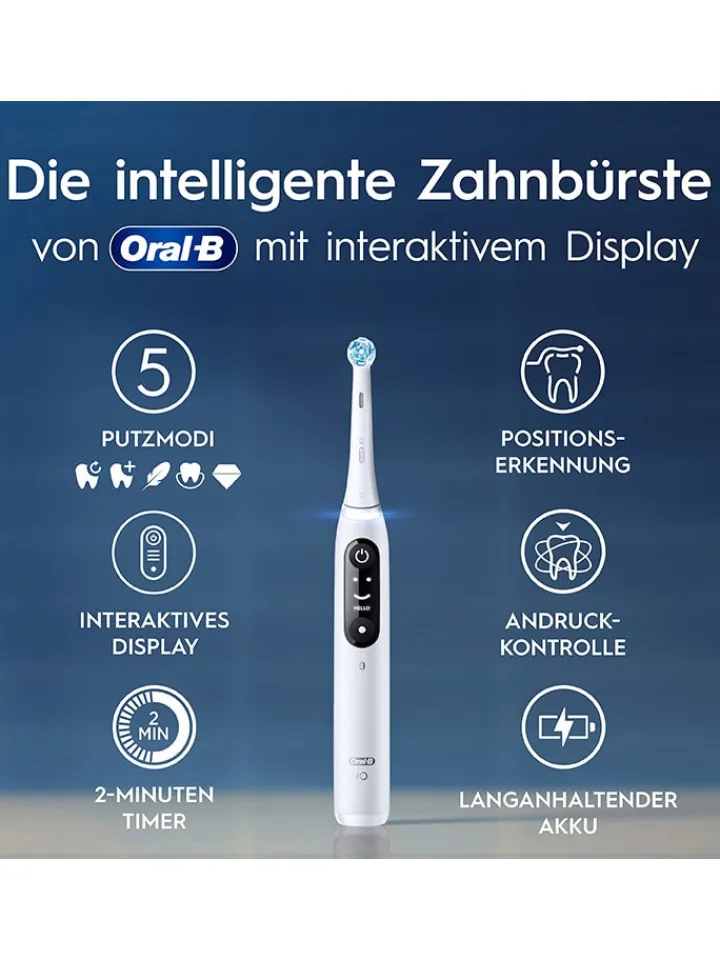 Oral-B Technik|Zahn & Mundpflege<Elektr. Zahnbürste "iO Series 6" in Weiß