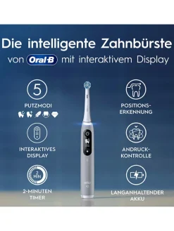 Oral-B Technik|Zahn & Mundpflege<Elektr. Zahnbürste "iO Series 6" in Hellgrau