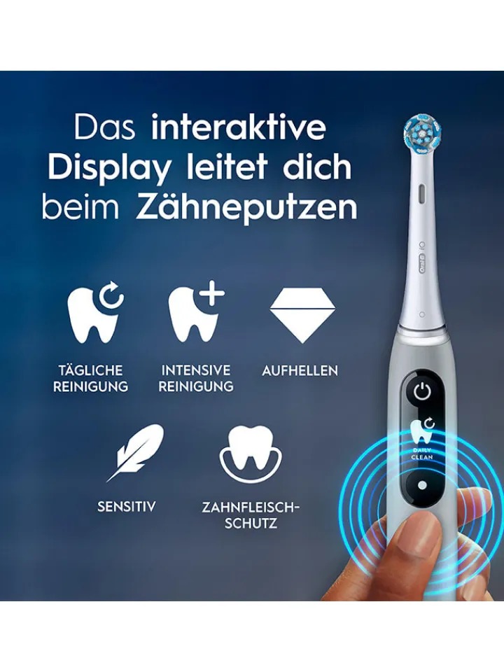 Oral-B Technik|Zahn & Mundpflege<Elektr. Zahnbürste "iO Series 6" in Hellgrau