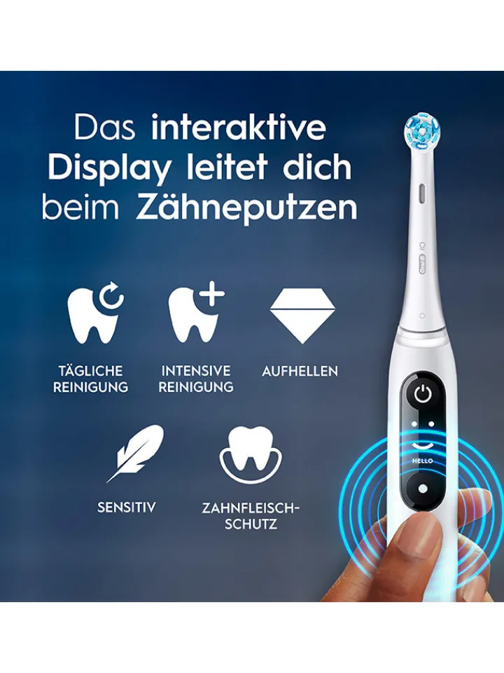 Oral-B Technik|Zahn & Mundpflege<Elektr. Zahnbürste "iO Series 6" in Weiß