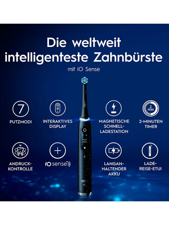 Oral-B Technik|Zahn & Mundpflege<Elektr. Zahnbürste "iO Series 10" in Schwarz