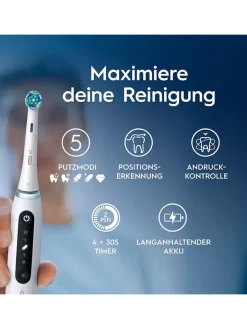 Oral-B Technik|Zahn & Mundpflege<Elektr. Zahnbürste "iO Series 5" in Weiß