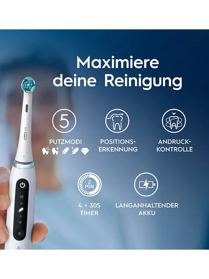 Oral-B Technik|Zahn & Mundpflege<Elektr. Zahnbürste "iO Series 5" in Weiß