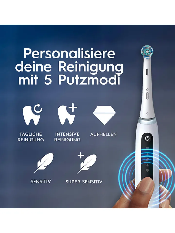 Oral-B Technik|Zahn & Mundpflege<Elektr. Zahnbürste "iO Series 5" in Weiß