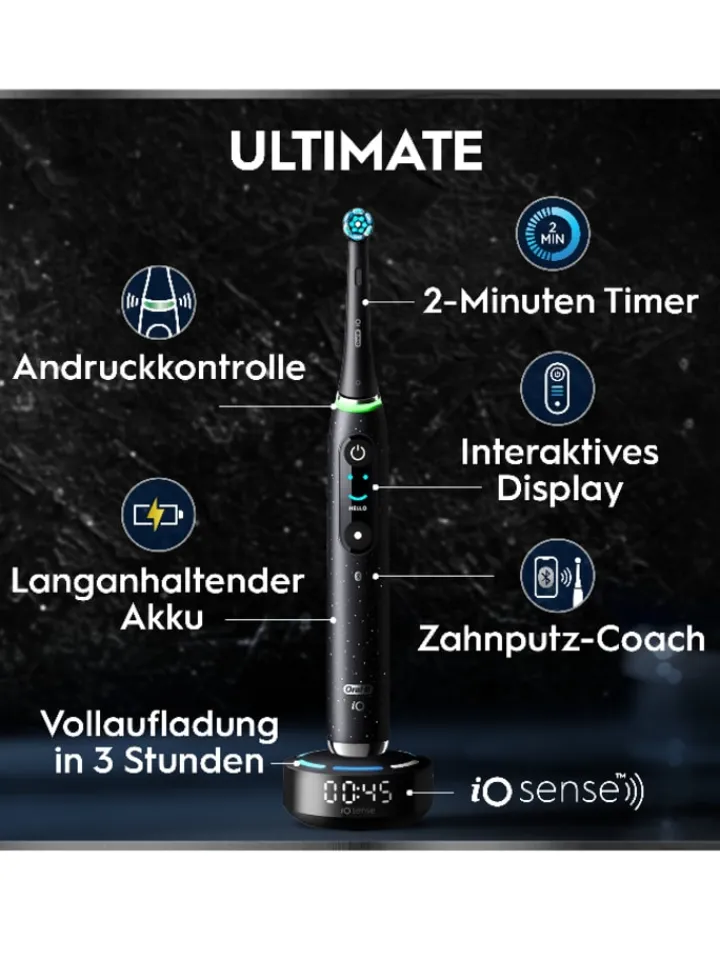 Oral-B Zahn & Mundpflege<Elektr. Zahnbürste "iO Series 10" in Weiß