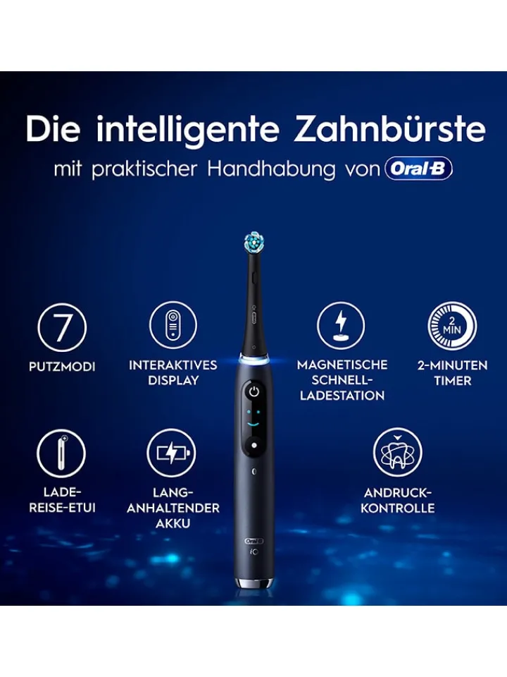 Oral-B Technik|Zahn & Mundpflege<Elektr. Zahnbürste "iO Series 9" in Schwarz