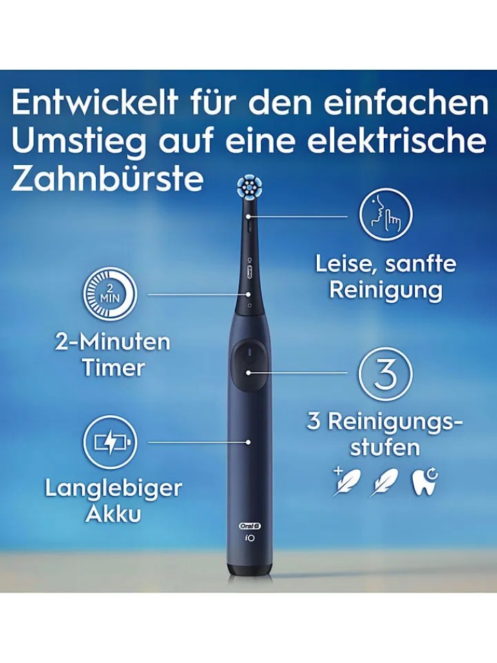 Oral-B Technik|Zahn & Mundpflege<Elektr. Zahnbürste "iO Series 2" in Dunkelblau