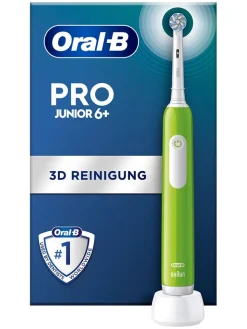 Oral-B Technik|Zahn & Mundpflege<Elektr. Zahnbürste "Junior Base" in Grün
