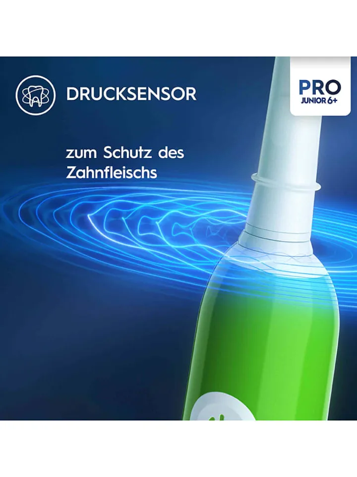 Oral-B Technik|Zahn & Mundpflege<Elektr. Zahnbürste "Junior Base" in Grün