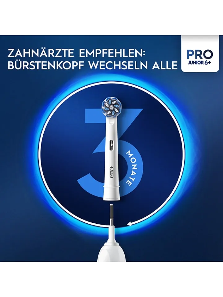 Oral-B Technik|Zahn & Mundpflege<Elektr. Zahnbürste "Junior Base" in Grün