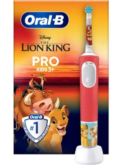 Oral-B Technik|Zahn & Mundpflege<Elektr. Zahnbürste "Vitality Pro 103 König der Löwen" in Rot
