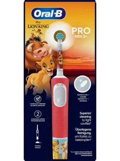 Oral-B Technik|Zahn & Mundpflege<Elektr. Zahnbürste "Vitality Pro 103 König der Löwen" in Rot