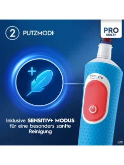 Oral-B Technik|Zahn & Mundpflege<Elektr. Zahnbürste "Vitality Pro 103 Spiderman" in Blau