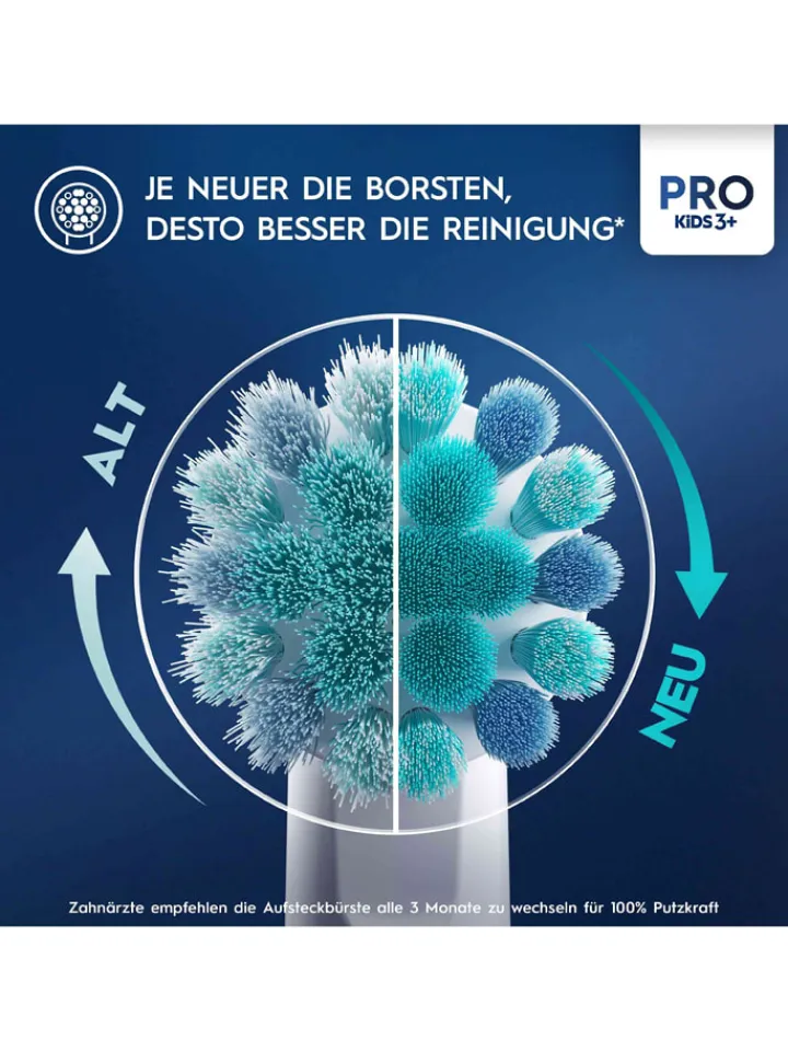 Oral-B Technik|Zahn & Mundpflege<Elektr. Zahnbürste "Vitality Pro 103 Spiderman" in Blau