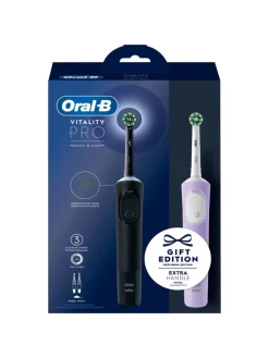 Oral-B Zahn & Mundpflege<Elektr. Zahnbürste "Vitality Pro + 2. Handstück" +20 Bürsten "Pro - CrossAction"
