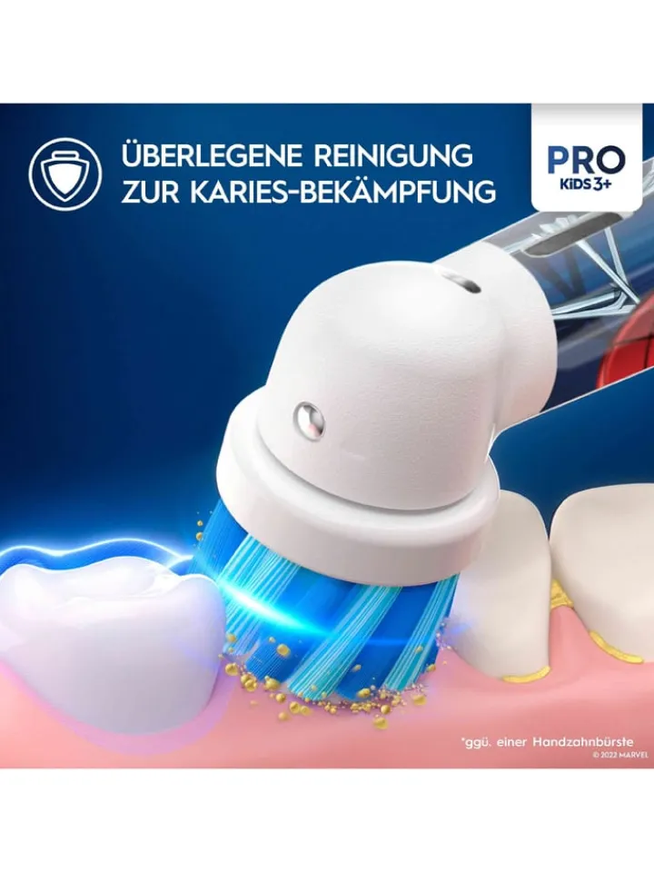 Oral-B Technik|Zahn & Mundpflege<Elektr. Zahnbürste "Vitality Pro 103 Spiderman" in Blau