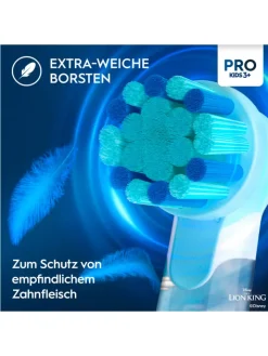 Oral-B Zahn & Mundpflege<Elektrische Kinderzahnbürste "Vitality Pro Kids König der Löwen"+ Reiseetui