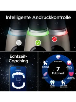 Oral-B Zahn & Mundpflege<Elektrische Zahnbürste "iO 10 + Reiseetui Lunar" in Gold