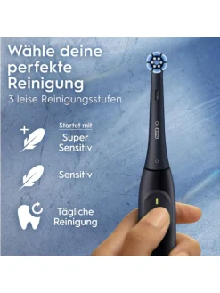 Oral-B Zahn & Mundpflege<Elektrische Zahnbürste "iO Series 2 + 2. Handstück" in Schwarz/Grün