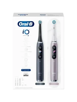 Oral-B Zahn & Mundpflege<Elektrische Zahnbürste "iO Series 9 + 2. Handstück & Reiseetui" in Schwarz/Rose
