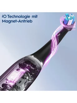 Oral-B Zahn & Mundpflege<Elektrische Zahnbürste "iO Series 9 + 2. Handstück & Reiseetui" in Schwarz/Rose