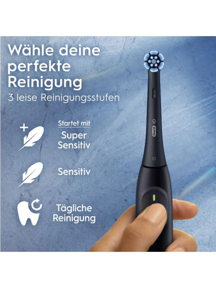 Oral-B Zahn & Mundpflege<Elektrische Zahnbürste "iO Series 2 + 2. Handstück" in Schwarz/Pink