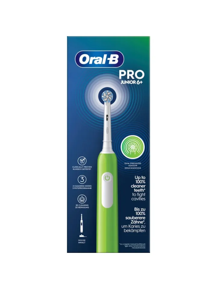 Oral-B Zahn & Mundpflege<Elektrische Zahnbürste "Pro Junior" in Grün