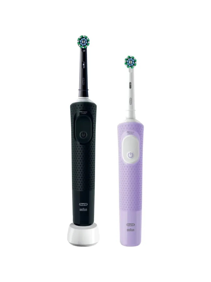 Oral-B Zahn & Mundpflege<Elektrische Zahnbürste "Vitality Pro + 2. Handstück" in Schwarz/Lila