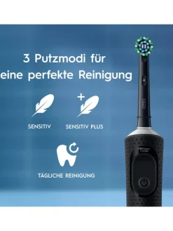 Oral-B Zahn & Mundpflege<Elektrische Zahnbürste "Vitality Pro + 2. Handstück" in Schwarz/Lila