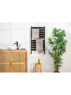 InnovaGoods Badmöbel|Badezimmermöbel<Elektrischer Handtuchwärmer in Schwarz