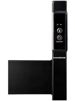 InnovaGoods Badmöbel|Badezimmermöbel<Elektrischer Handtuchwärmer in Schwarz - (B)50 x (H)80 cm