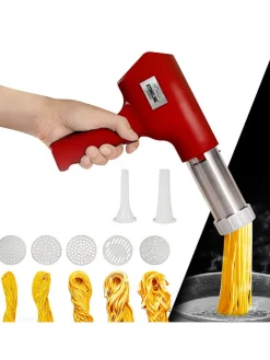Stoneline Küchenelektronik<Elektrischer Pasta-Maker in Rot - (B)30,5 x (H)23,4 x (T)6,5 cm