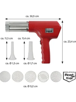 Stoneline Küchenelektronik<Elektrischer Pasta-Maker in Rot - (B)30,5 x (H)23,4 x (T)6,5 cm