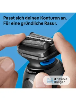 Braun Technik|Pflege & Gesundheit<Elektrorasierer "Series 5 - 51-B1820s" in Schwarz/ Dunkelblau
