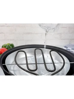 Philips Küchenelektronik<Elektro-Tischgrill in Schwarz - Ø 30 cm