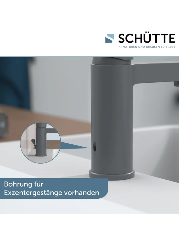 Franz Joseph Schütte Badarmaturen<ELEPHANT Waschtischarmatur, Anthrazit matt