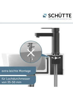 Franz Joseph Schütte Badarmaturen<ELEPHANT Waschtischarmatur, Graphit matt
