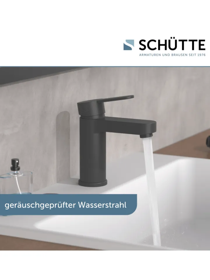 Franz Joseph Schütte Badarmaturen<ELEPHANT Waschtischarmatur, Schwarz matt