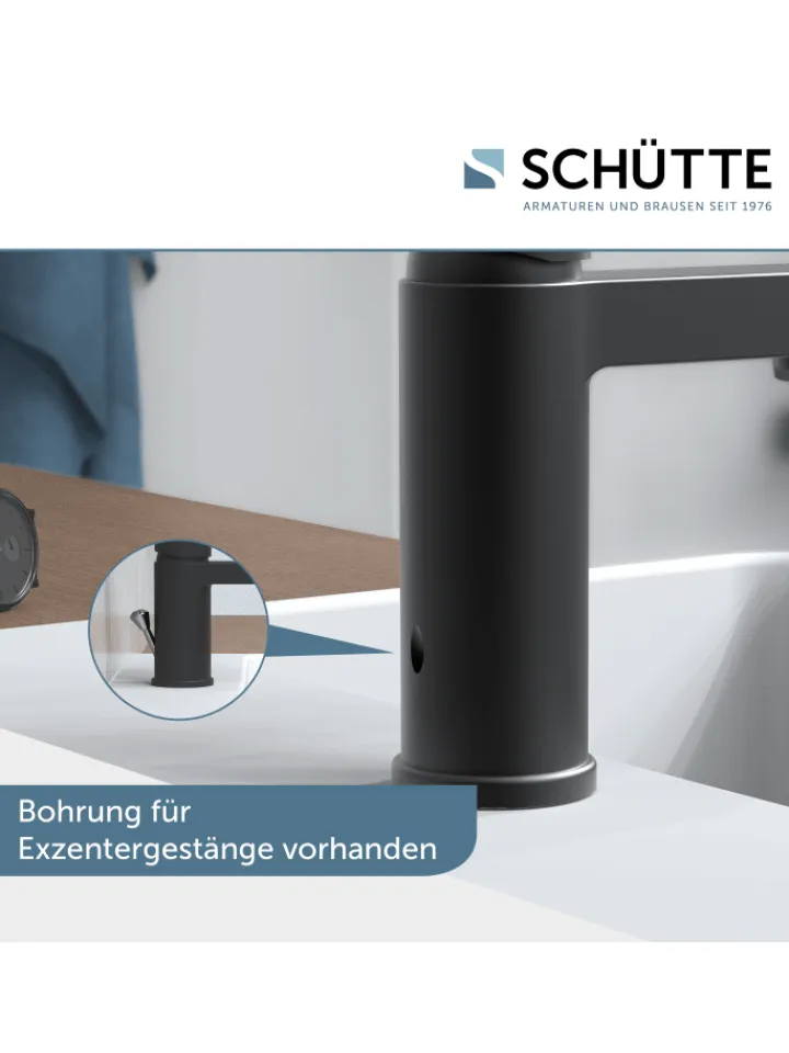Franz Joseph Schütte Badarmaturen<ELEPHANT Waschtischarmatur, Schwarz matt