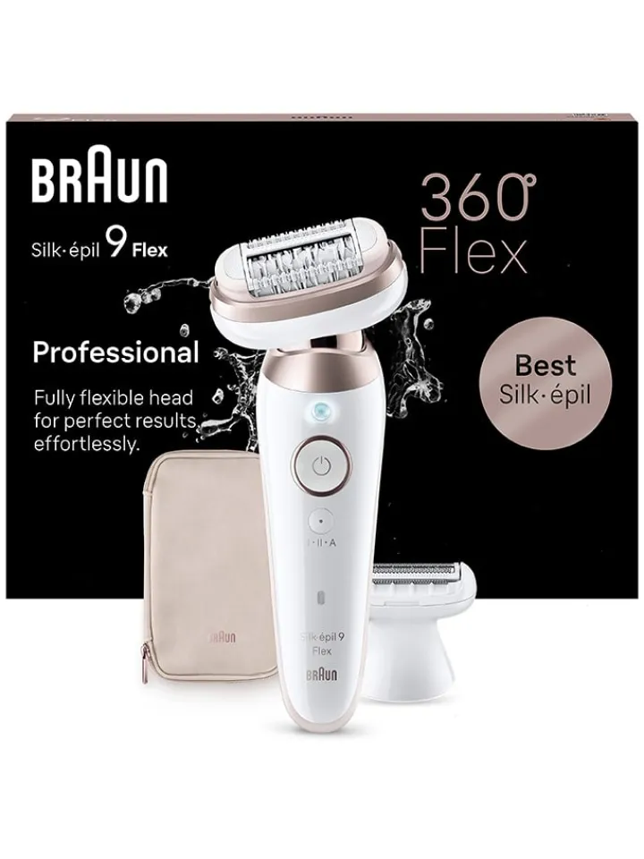 Braun Pflege & Gesundheit<Epilierer "Silk-épil 9-030 3D" in Weiß/ Rosa