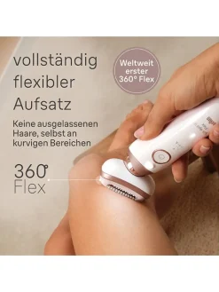 Braun Pflege & Gesundheit<Epilierer "Silk-épil 9-030 3D" in Weiß/ Rosa