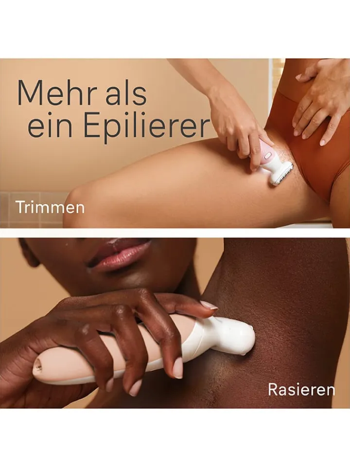 Braun Pflege & Gesundheit<Epilierer "Silk-épil 9-030 3D" in Weiß/ Rosa