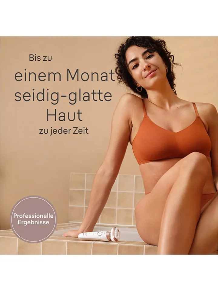 Braun Technik|Pflege & Gesundheit<Epilierer "Silk-épil 9-030 3D" in Weiß/ Rosa