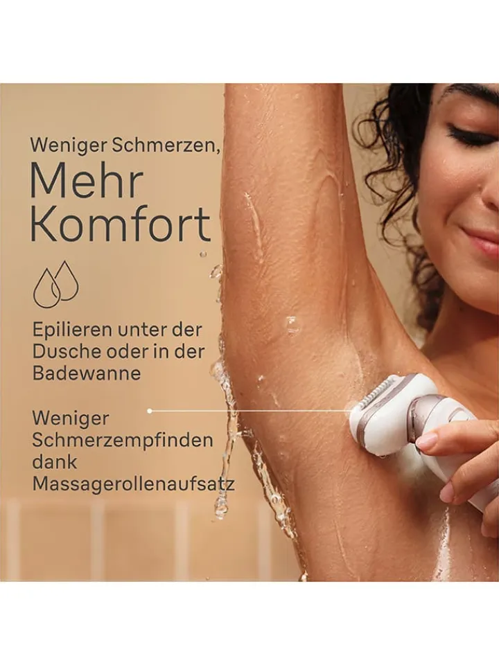 Braun Technik|Pflege & Gesundheit<Epilierer "Silk-épil 9-030 3D" in Weiß/ Rosa